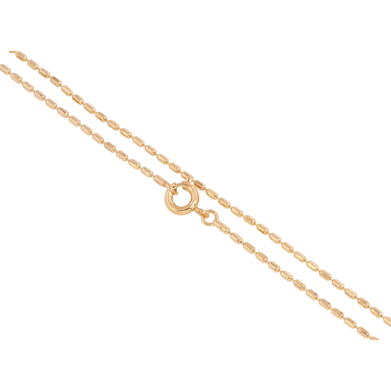 Ланцюжок Xuping Позолота 18K Плетіння Перлина довжина 49см х 1мм фото №1