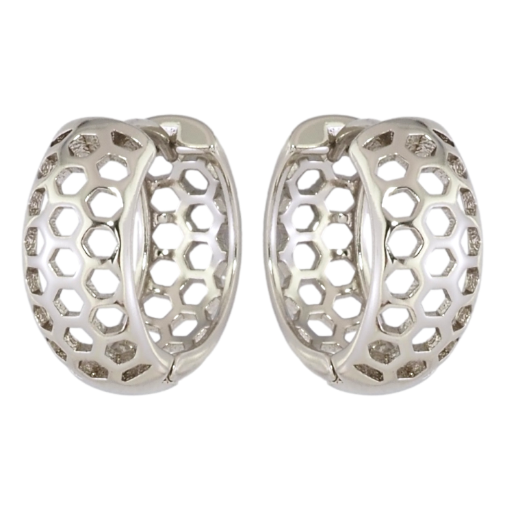Серьги Xuping Родий колечки Резной орнамент фото №15 Серьги Xuping Родий колечки Резной орнамент фото №15