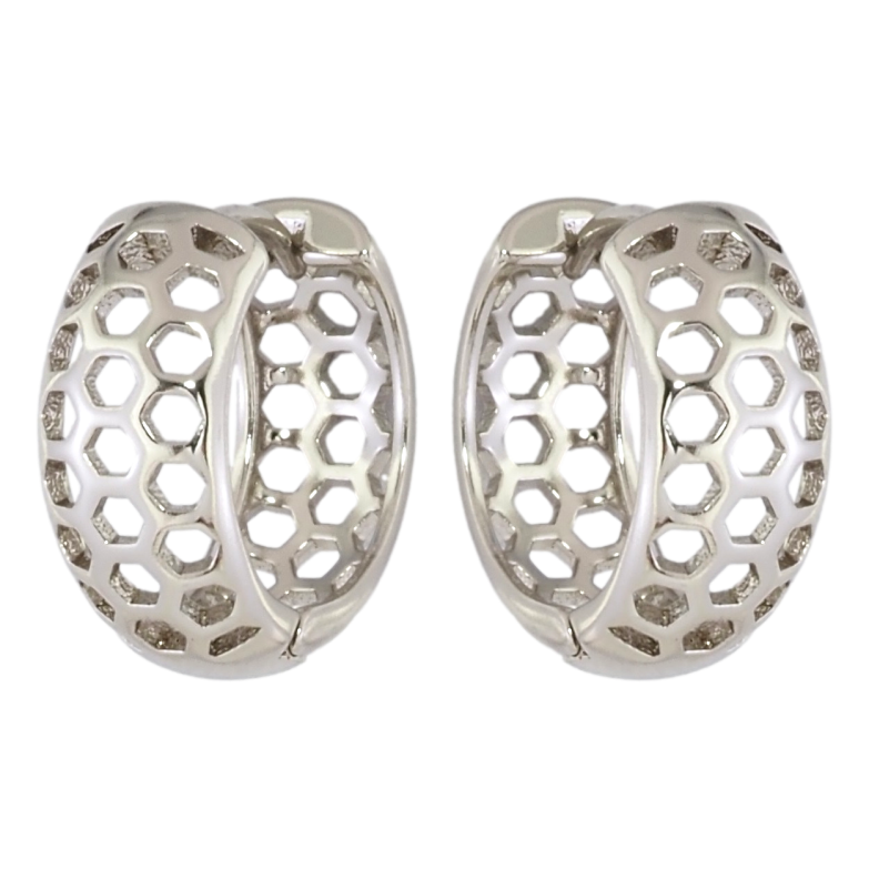 Сережки Xuping Родій колечка Різьблений орнамент фото №1