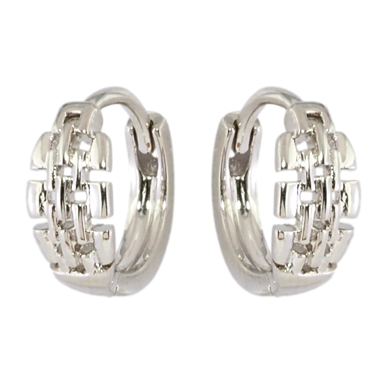 Серьги Xuping Родий колечки Декоративный орнамент фото №1