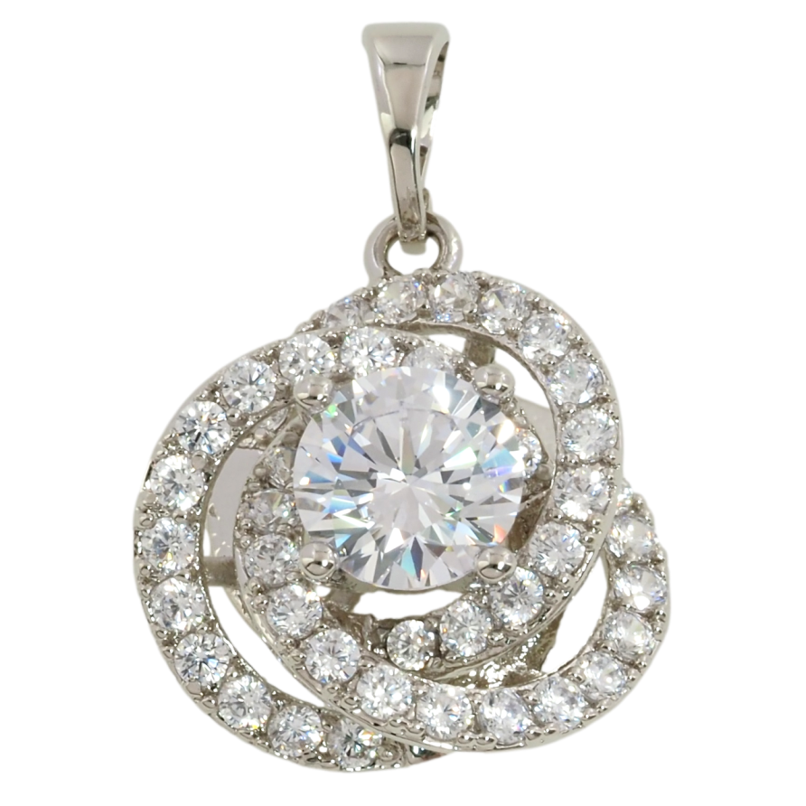 Кулон Xuping Родий Инкрустация цирконием для цепочки до 5мм фото №1