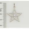 Кулон Xuping Родий Звезда с цирконием для цепочки до 5мм фото №2