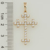 Кулон Xuping Позолота 18K Крест с цирконием для цепочки до 6мм фото №2 Кулон Xuping Позолота 18K Крест с цирконием для цепочки до 6мм фото №2