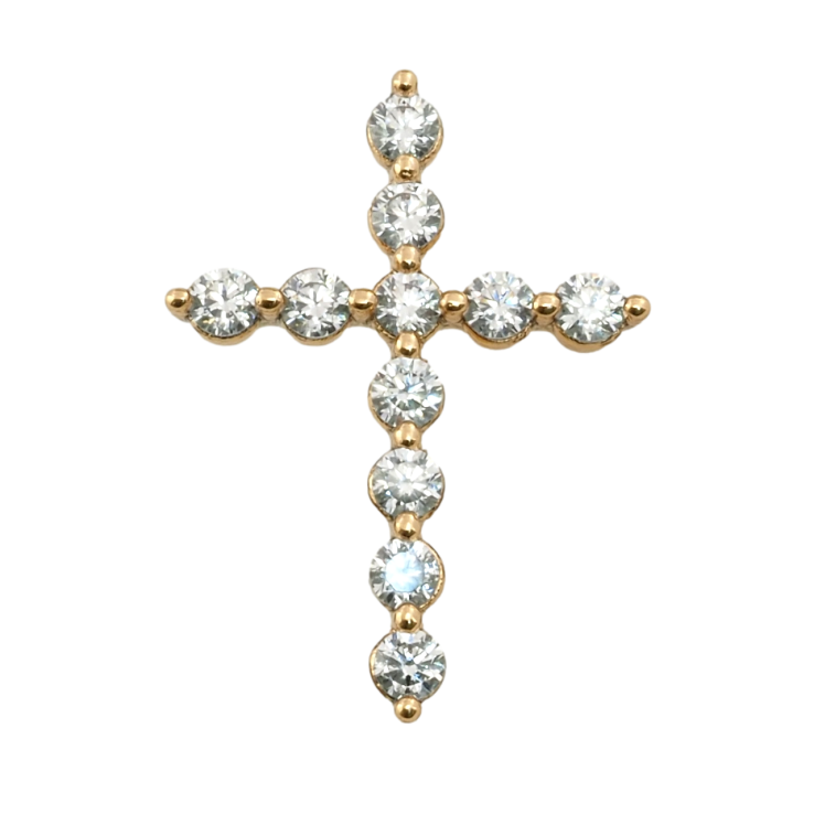 Кулон Xuping Позолота 18K Крест с цирконием для цепочки до 3мм фото №13 Кулон Xuping Позолота 18K Крест с цирконием для цепочки до 3мм фото №13