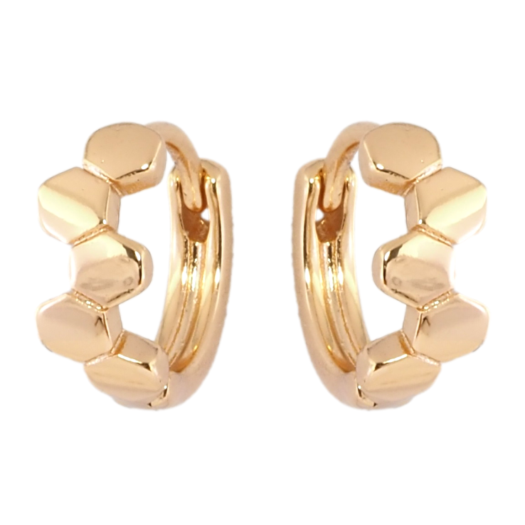 Сережки Xuping Позолота 18K колечка Декоративний візерунок фото №10