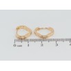 Сережки Xuping Позолота 18K колечка Фігурні фото №2 Сережки Xuping Позолота 18K колечка Фігурні фото №2