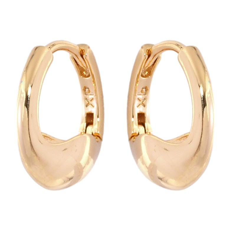 Серьги Xuping Позолота 18K колечки Декоративный узор фото №1 Серьги Xuping Позолота 18K колечки Декоративный узор фото №1