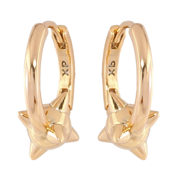 Сережки Xuping Позолота 18K колечка Декоративний візерунок фото №18