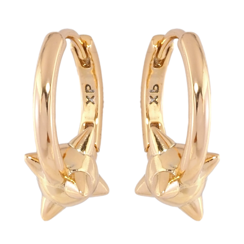 Серьги Xuping Позолота 18K колечки Декоративный узор фото №1 Серьги Xuping Позолота 18K колечки Декоративный узор фото №1