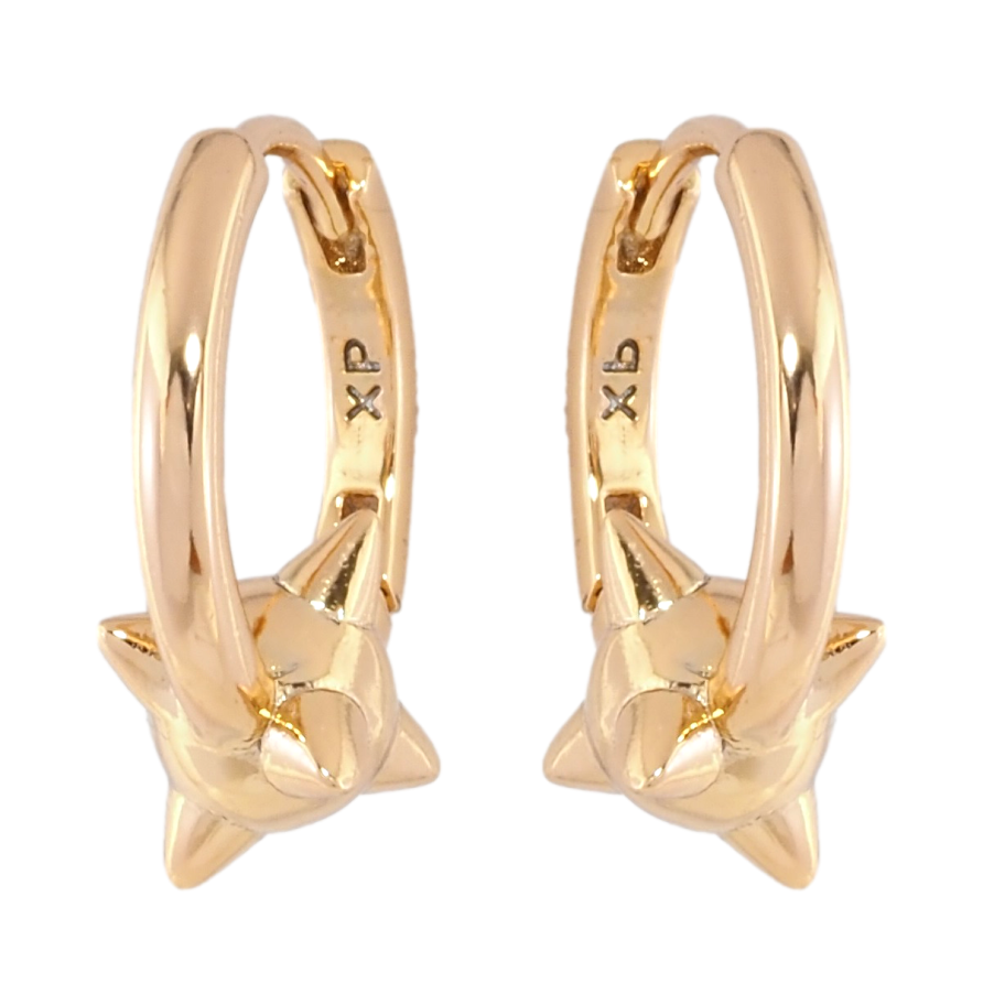 Сережки Xuping Позолота 18K колечка Декоративний візерунок фото №1