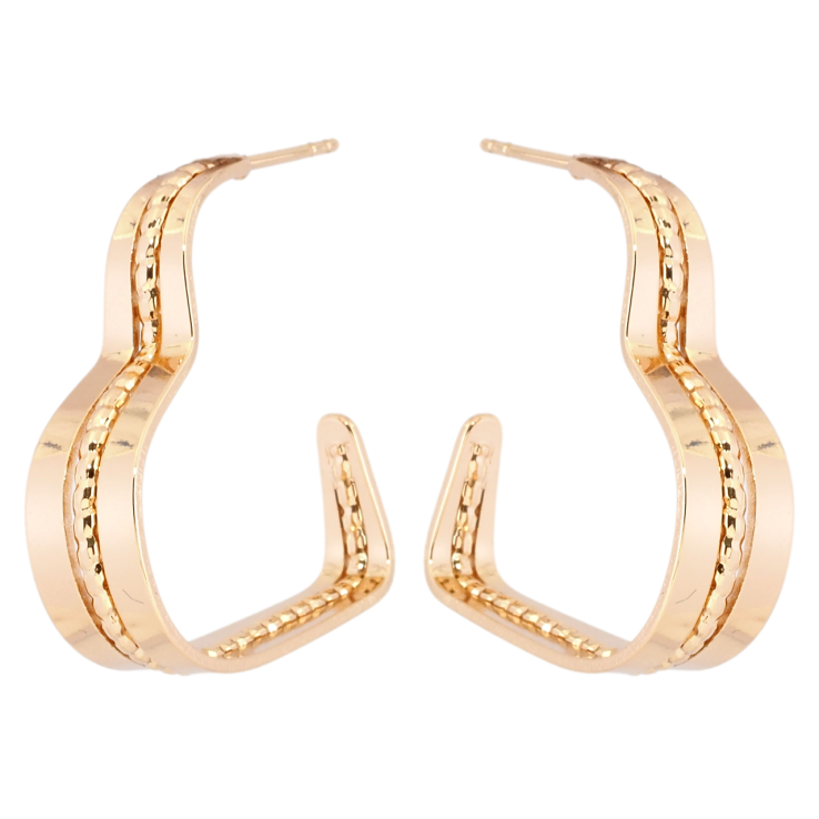 Сережки Xuping Позолота 18K пусети Сердечка фото №6