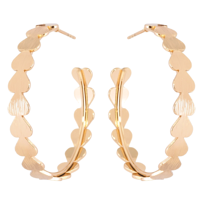 Сережки Xuping Позолота 18K пусети Декоративні кільця фото №1 Сережки Xuping Позолота 18K пусети Декоративні кільця фото №1