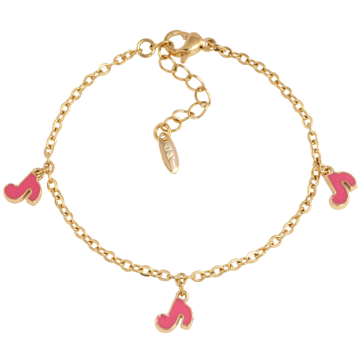 Браслет Xuping Позолота 18K Цепочка с подвесками ноты с доп.цепочкой 14-17см х 2мм фото №21 Браслет Xuping Позолота 18K Цепочка с подвесками ноты с доп.цепочкой 14-17см х 2мм фото №21