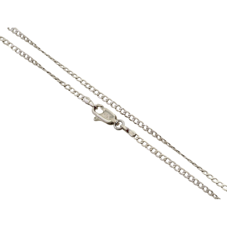 Ланцюжок Xuping Родій Плетіння Панцирне перекручене довжина 50см х 2мм фото №1