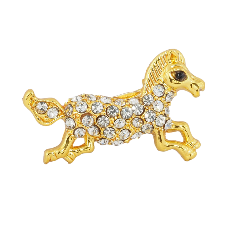 Брошь Лошадь со стразами фото №2 Брошь Лошадь со стразами фото №2