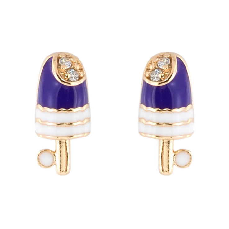 Сережки дитячі Xuping Позолота 18K пусети Ескімо з бузково-білою емаллю та цирконієм фото №24 Сережки дитячі Xuping Позолота 18K пусети Ескімо з бузково-білою емаллю та цирконієм фото №24