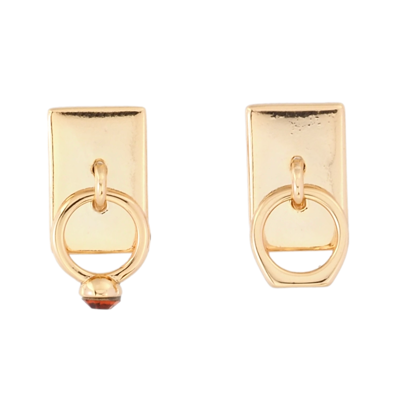 Серьги Xuping цвет 18K с кристаллами Swarovski пусеты Кольцо и перстень с кристаллом Light Siam фото №1