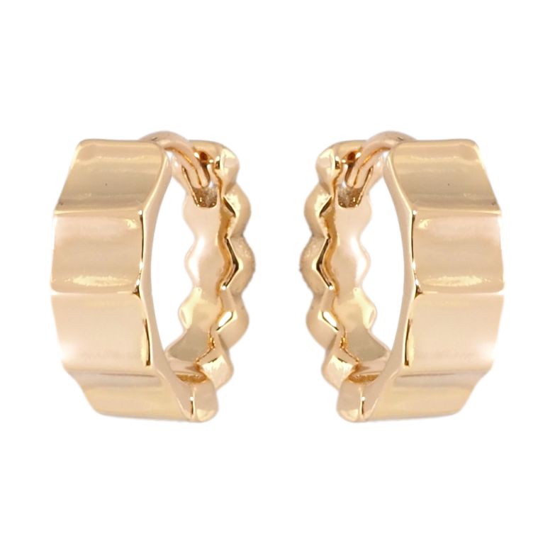 Сережки Xuping Позолота 18K колечка Фігурні фото №2 Сережки Xuping Позолота 18K колечка Фігурні фото №2