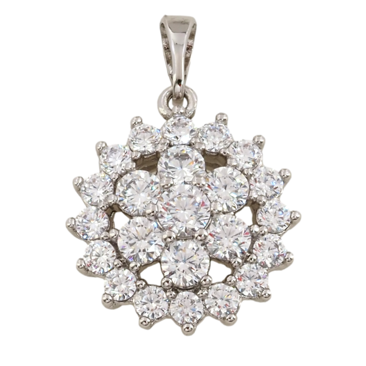 Кулон Xuping Родий Инкрустация цирконием для цепочки до 5мм фото №15