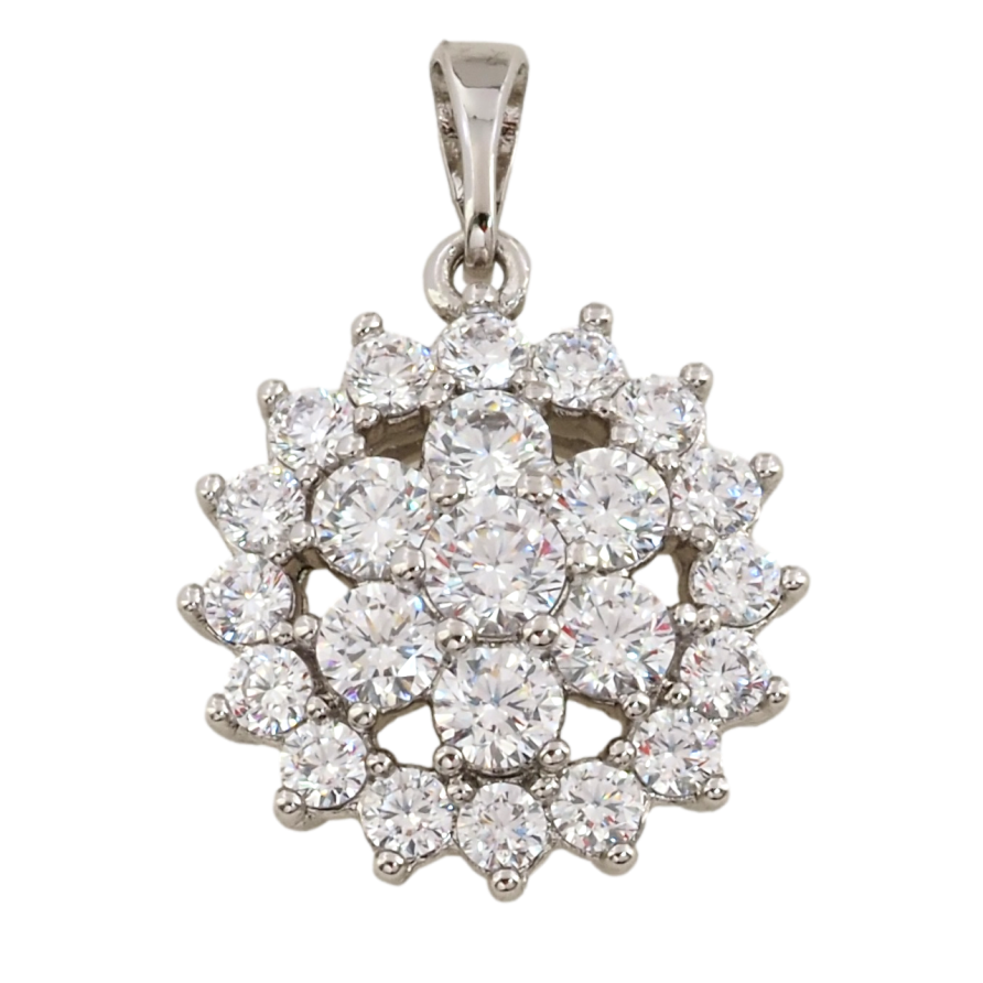 Кулон Xuping Родий Инкрустация цирконием для цепочки до 5мм фото №1