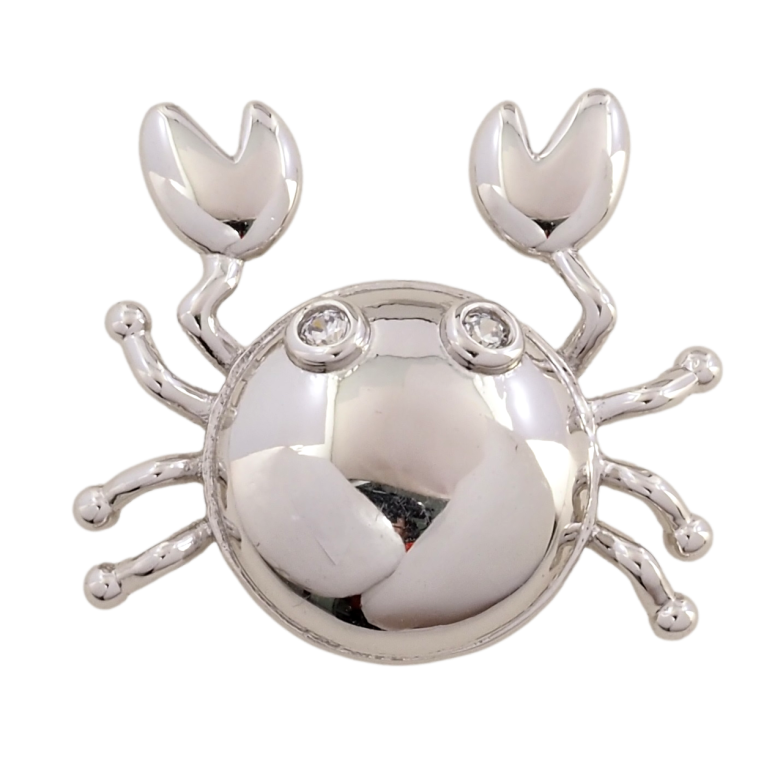 Кулон Xuping Родій Краб для ланцюжка до 2 мм фото №1