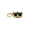 Кулон Xuping Позолота 14K Зеленый фианит в оправе с цирконием для цепочки до 5мм фото №2