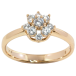Кольцо Xuping Позолота 18K Кристальный цветочек фото №1 Кольцо Xuping Позолота 18K Кристальный цветочек фото №1
