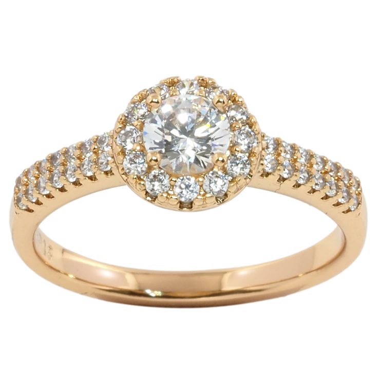 Каблучка Xuping Позолота 18K Інкрустація цирконієм фото №19 Каблучка Xuping Позолота 18K Інкрустація цирконієм фото №19