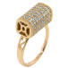 Кольцо Xuping Позолота 18K Инкрустация цирконием фото №2 Кольцо Xuping Позолота 18K Инкрустация цирконием фото №2
