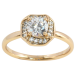 Кольцо Xuping Позолота 18K Фианит в обрамлении циркония фото №1 Кольцо Xuping Позолота 18K Фианит в обрамлении циркония фото №1
