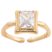 Кольцо Xuping Позолота 18K Фианит фото №1 Кольцо Xuping Позолота 18K Фианит фото №1