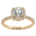 Кольцо Xuping Позолота 18K Инкрустация цирконием и фианитом фото №1