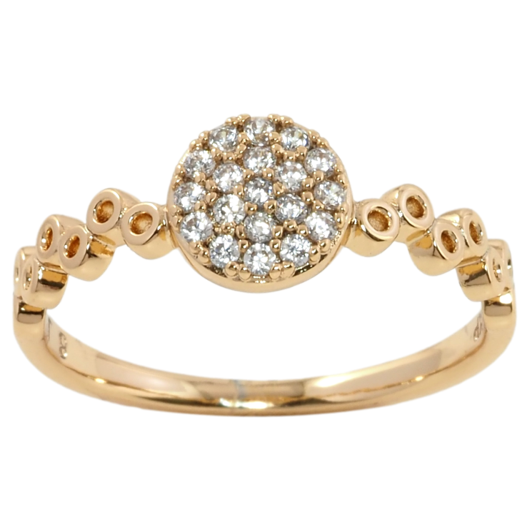 Каблучка Xuping Позолота 18K Декоративний візерунок з цирконієм фото №10