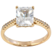 Кольцо Xuping Позолота 18K Фианит на дорожке циркония фото №1