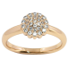 Кольцо Xuping Позолота 18K Инкрустация цирконием фото №1 Кольцо Xuping Позолота 18K Инкрустация цирконием фото №1