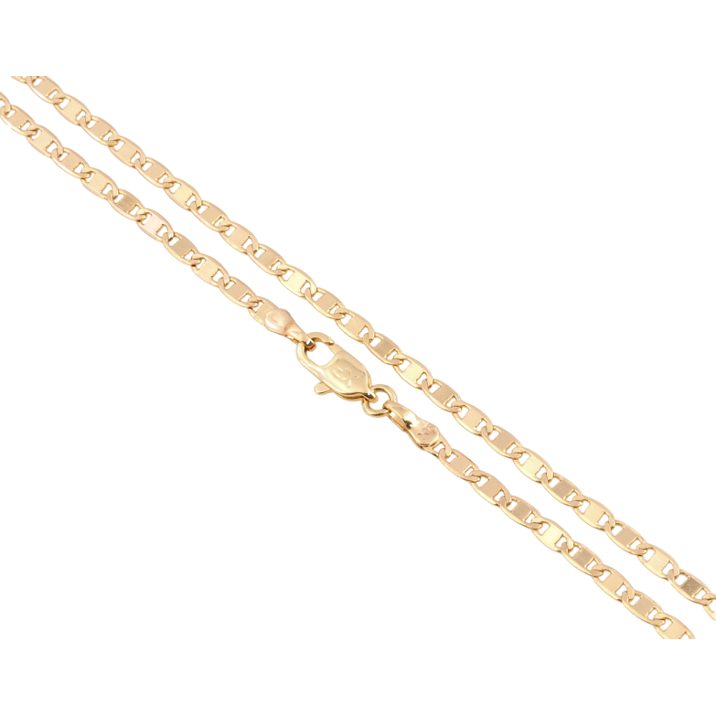 Ланцюжок Xuping Позолота 18K Плетіння Морський ланцюг довжина 45см х 2.5мм фото №1