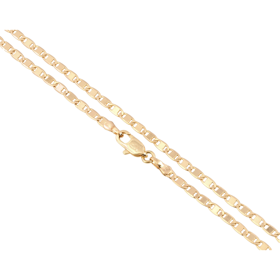 Ланцюжок Xuping Позолота 18K Плетіння Морський ланцюг довжина 45см х 2.5мм фото №1