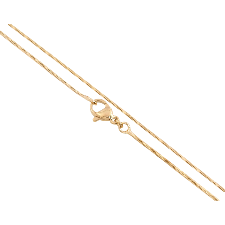 Ланцюжок Xuping Позолота 18K Плетіння Ювелірний шнур довжина 45см х 1мм фото №1