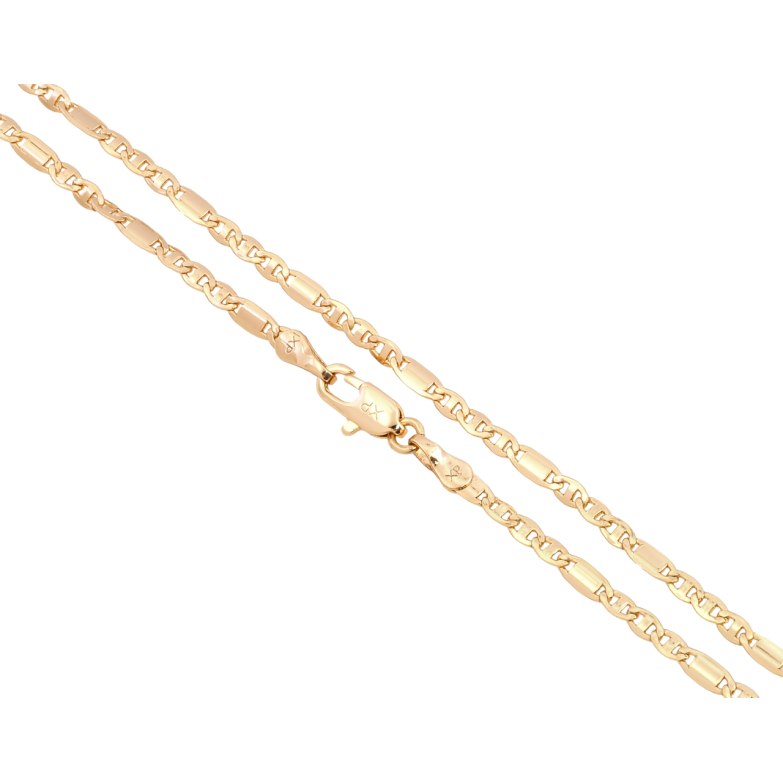 Цепочка Xuping Позолота 18K Плетение Морская цепь длина 44см х 2.5мм фото №1 Цепочка Xuping Позолота 18K Плетение Морская цепь длина 44см х 2.5мм фото №1