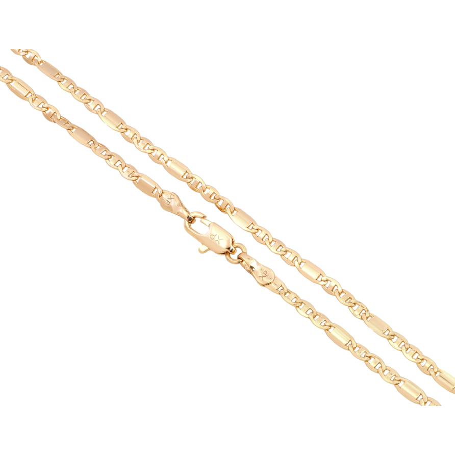 Цепочка Xuping Позолота 18K Плетение Морская цепь длина 44см х 2.5мм фото №1 Цепочка Xuping Позолота 18K Плетение Морская цепь длина 44см х 2.5мм фото №1