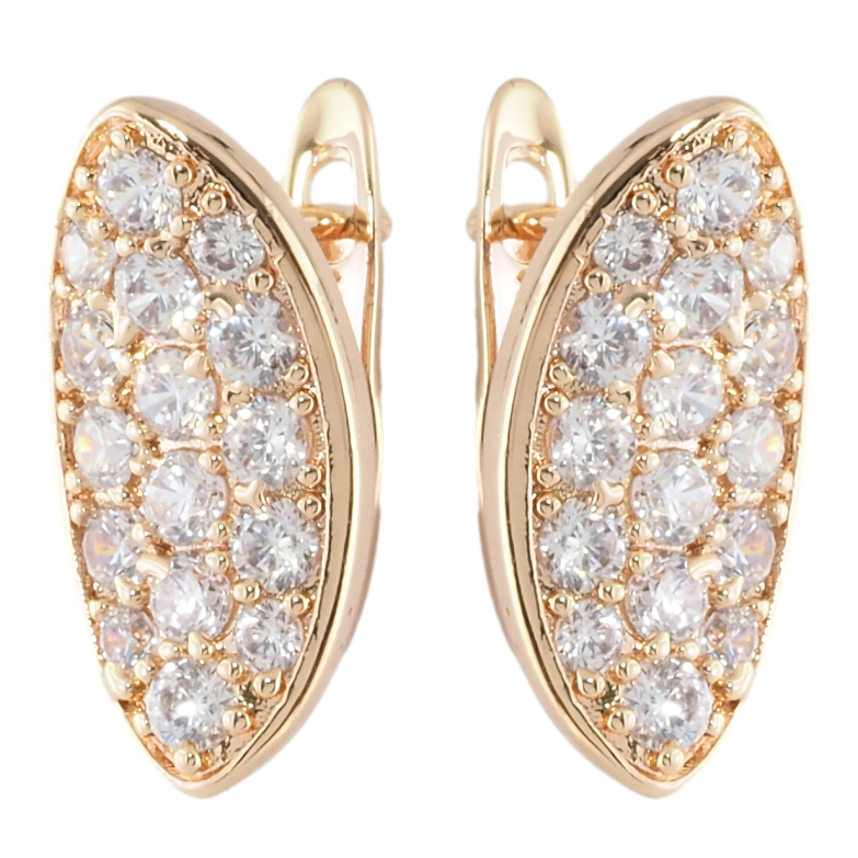 Серьги Xuping M&L Цвет 18K английский замок Инкрустация цирконием фото №1