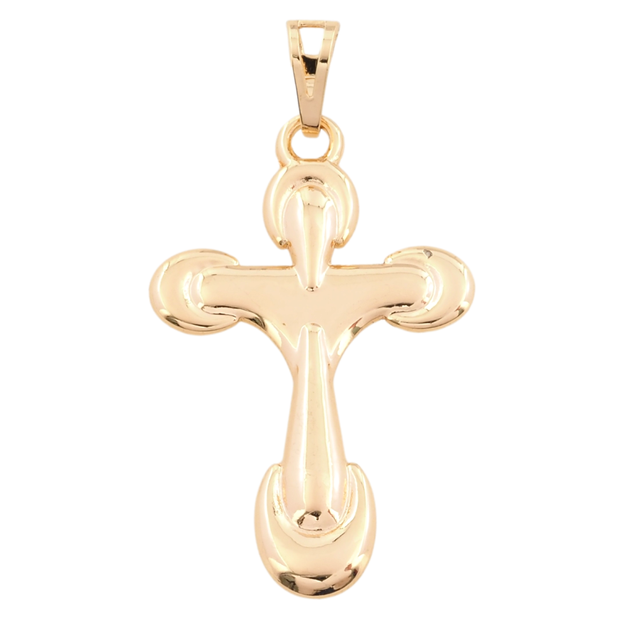 Кулон Xuping M&L Цвет 18К Декоративный Крест для цепочки до 7мм фото №1 Кулон Xuping M&L Цвет 18К Декоративный Крест для цепочки до 7мм фото №1