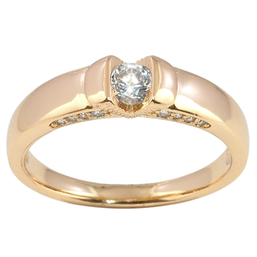 Кольцо Xuping Позолота 18K Вставка фианит фото №1 Кольцо Xuping Позолота 18K Вставка фианит фото №1