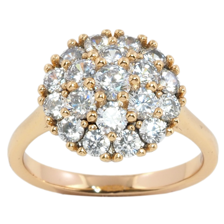 Каблучка Xuping Позолота 18K Інкрустація цирконієм фото №15