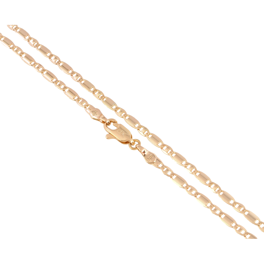 Цепочка Xuping Позолота 18K Плетение Морская цепь длина 45см х 2.5мм фото №1