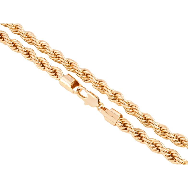 Ланцюжок Xuping Позолота 18K Плетіння Мотузка довжина 50см х 8мм фото №1 Ланцюжок Xuping Позолота 18K Плетіння Мотузка довжина 50см х 8мм фото №1