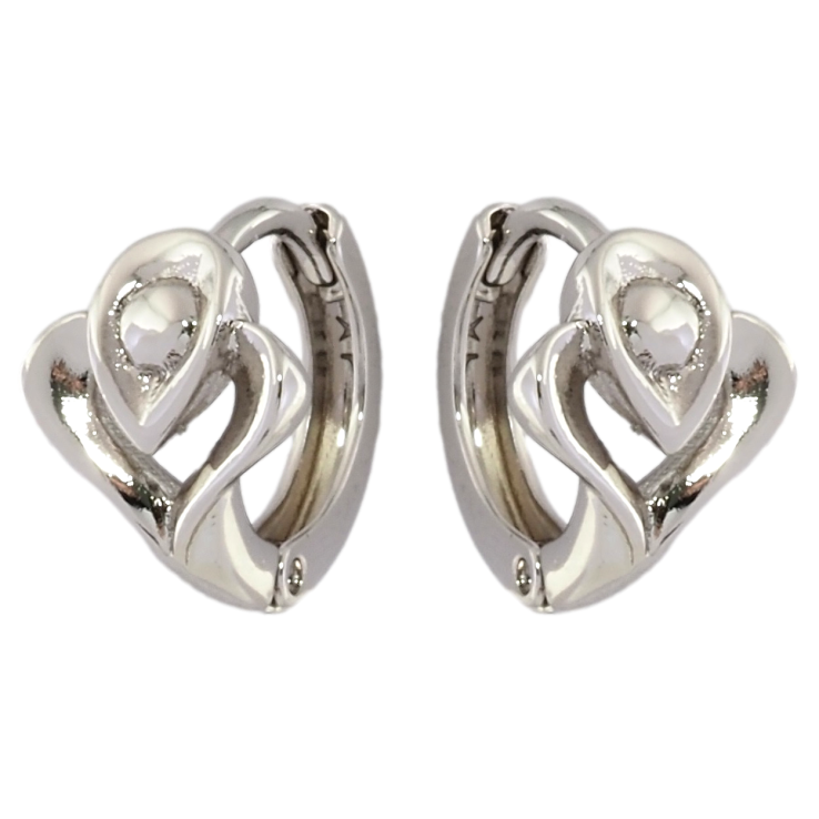 Серьги Xuping Родий колечки Декоративный узор фото №8 Серьги Xuping Родий колечки Декоративный узор фото №8