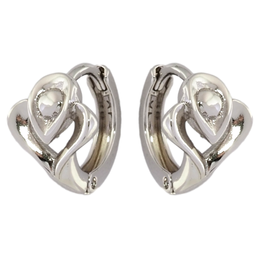 Серьги Xuping Родий колечки Декоративный узор фото №1 Серьги Xuping Родий колечки Декоративный узор фото №1