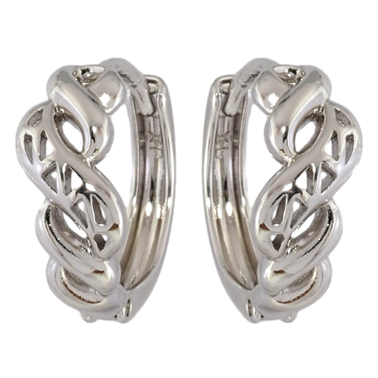 Серьги Xuping Родий колечки Декоративный орнамент фото №10 Серьги Xuping Родий колечки Декоративный орнамент фото №10