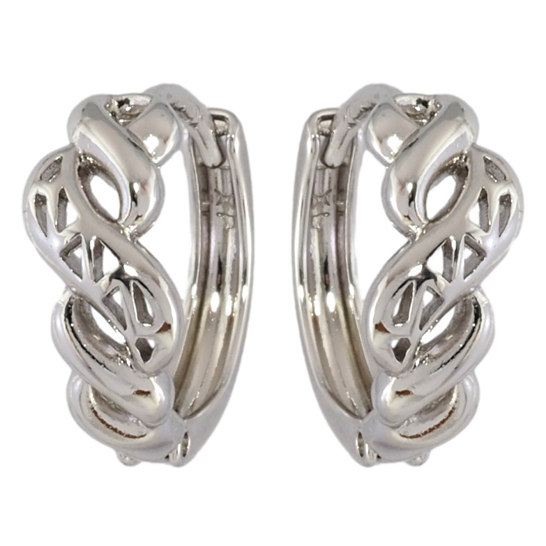 Сережки Xuping Родій колечка Декоративний орнамент фото №1